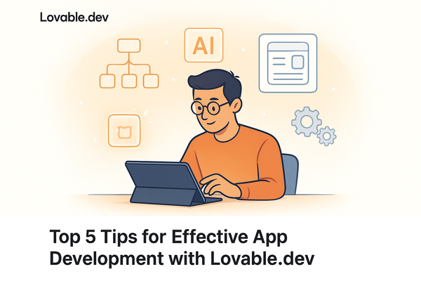 Top 5 Tips for Effective App Development with Lovable.dev